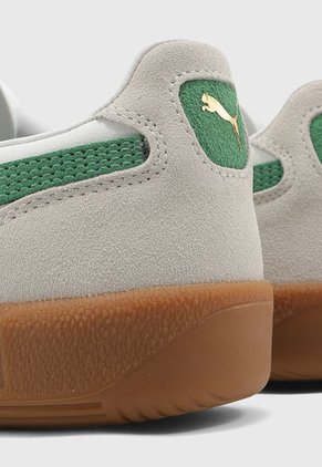 Tenis Lifestyle Blanco-Marfil-Verde PUMA Palermo