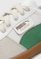 Tenis Lifestyle Blanco-Marfil-Verde PUMA Palermo de Puma