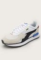 Tenis Lifestyle Blanco-Gris-Negro Puma Future Rider Override de Puma