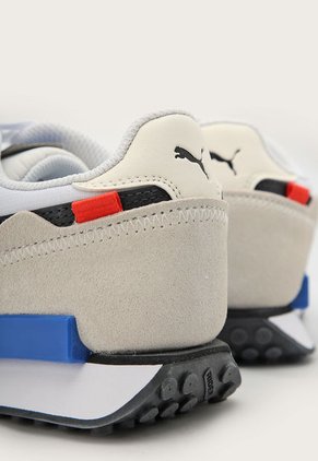 Tenis Lifestyle Blanco-Gris-Negro Puma Future Rider Override