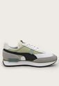 Tenis Lifestyle Blanco-Verde-Multicolor Puma Future Rider Play On de Puma