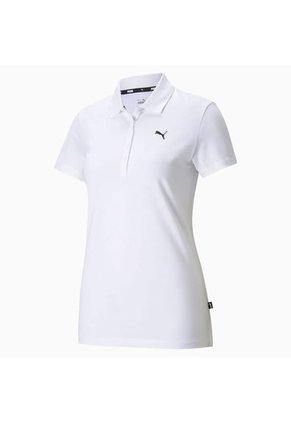 Camisa Polo Marca Puma Ess Polo W Original Blanco Mujer