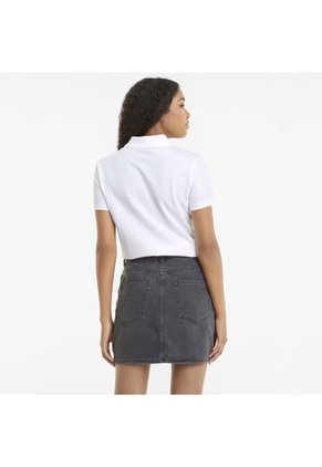 Camisa Polo Marca Puma Ess Polo W Original Blanco Mujer