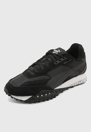 Tenis Lifestyle Negro-Blanco PUMA Blktop Rider