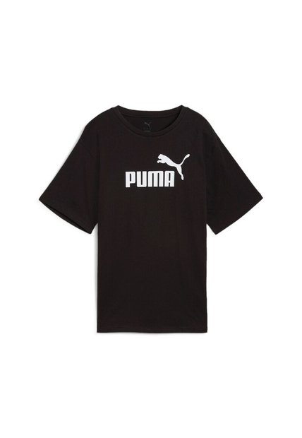 Camisa Deportiva Puma Ess No.1 Logo Relaxed Negro Mujer