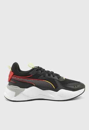 Tenis Lifestyle Negro-Rojo-Amarillo PUMA RS-X 3D