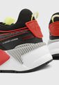 Tenis Lifestyle Negro-Rojo-Amarillo PUMA RS-X 3D de Puma