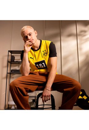 Puma Camiseta Puma Hombre Local Borussia Dortmund 24/25- Amarillo-Negro Camiseta