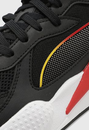 Tenis Lifestyle Negro-Rojo-Amarillo PUMA RS-X 3D