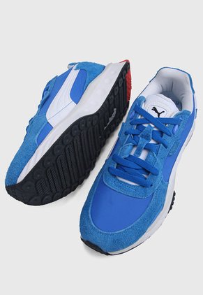 Tenis Lifestyle Azul-Blanco-Negro Puma Wild Rider Vintage