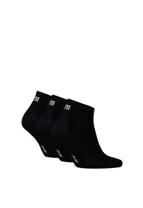 Medias Puma Originales Unisex Sneaker Plain 3 P Negro Unisex