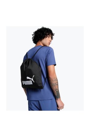 Bolsa De Gimnasio Puma Original Phase Gym Negro Para Hombre