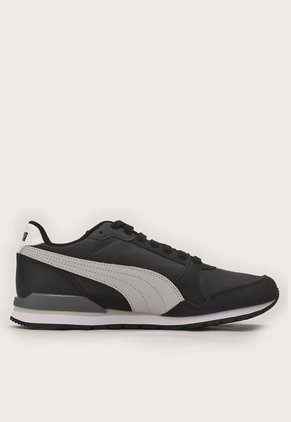 Tenis Lifestyle Negro-Blanco-Gris Puma ST Runner v3