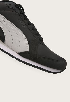 Tenis Lifestyle Negro-Blanco-Gris Puma ST Runner v3