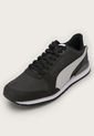 Tenis Lifestyle Negro-Blanco-Gris Puma ST Runner v3 de Puma