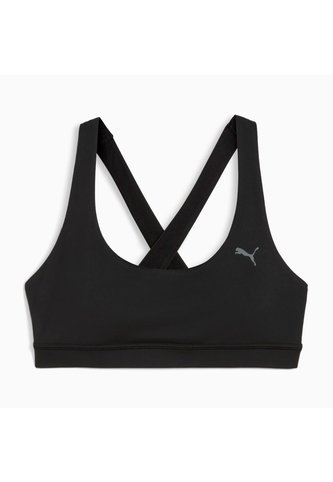 Top Deportivo Puma Original Cloudspun Mid W Negro Para Mujer Puma