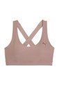 Top Deportivo Puma Original Cloudspun BraMid Café Para Mujer de Puma