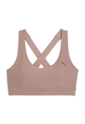 Top Deportivo Puma Original Cloudspun BraMid Café Para Mujer