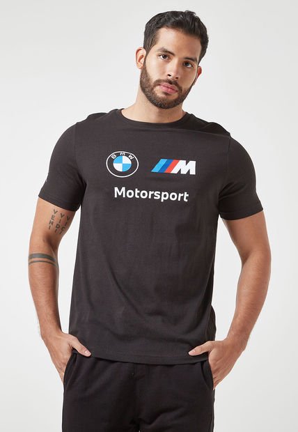 Camiseta Negro-Blanco-Azul Puma BMW Motorsport