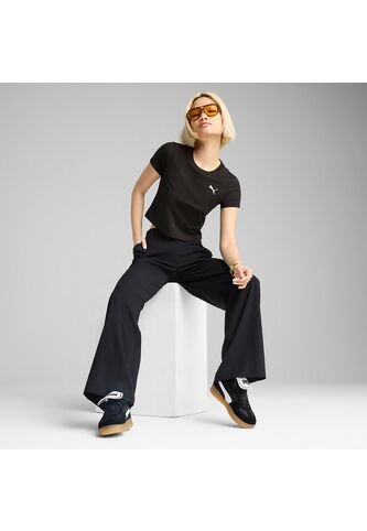 Camisa Deportiva Puma Original Wardrobe Ess Negro Mujer Puma