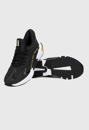 Tenis Lifestyle Negro-Dorado-Blanco Puma Provoke Xt Ftr