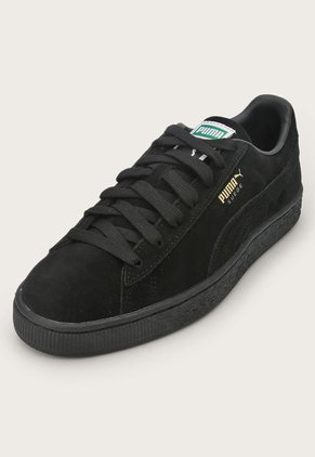 Tenis Lifestyle Negro-Dorado Puma Suede Classic XXI