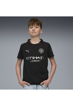 Camiseta Puma Kids Manchester 25/26 Visitante-Negro