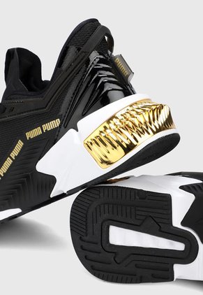 Tenis Lifestyle Negro-Dorado-Blanco Puma Provoke Xt Ftr