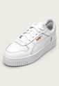 Tenis Lifestyle Blanco-Dorado Puma Carina Street de Puma