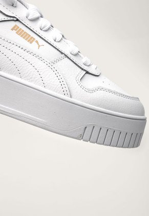 Tenis Lifestyle Blanco-Dorado Puma Carina Street