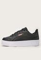 Tenis Lifestyle Negro-Blanco-Oro Rosa Puma Carina Street de Puma