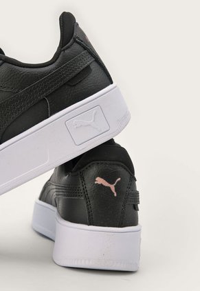 Tenis Lifestyle Negro-Blanco-Oro Rosa Puma Carina Street