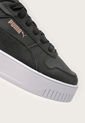 Tenis Lifestyle Negro-Blanco-Oro Rosa Puma Carina Street de Puma