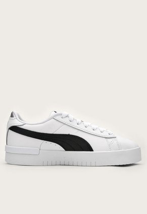Tenis Lifestyle Blanco-Negro-Plateado Puma Jada Renew