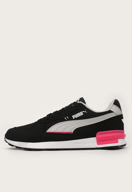 Tenis Lifestyle Negro-Gris-Fucsia Puma Graviton
