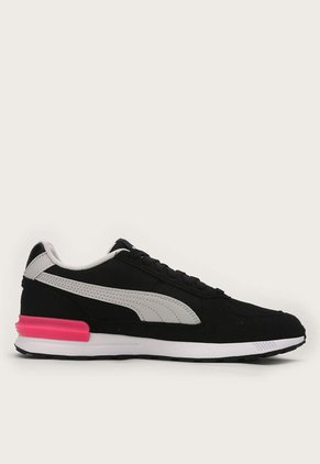 Tenis Lifestyle Negro-Gris-Fucsia Puma Graviton