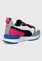 Tenis Lifestyle Gris-Blanco-fucsia Puma R78 de Puma