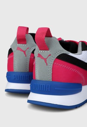 Tenis Lifestyle Gris-Blanco-fucsia Puma R78