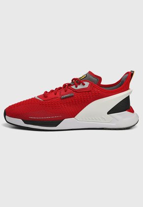 Tenis Lifestyle Rojo-Blanco-Negro Puma Ferrari ION Speed