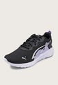 Tenis Lifestyle Negro-Blanco-Lila Puma All Day Active de Puma