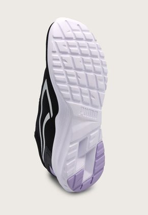 Tenis Lifestyle Negro-Blanco-Lila Puma All Day Active