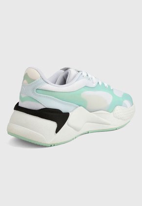 Tenis Lifestyle Blanco-Verde Puma RS-X3 Plas_Tech Wn´s