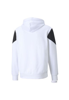 Buzo Blanco Puma Rebel Hoody Capucha Logo Hm
