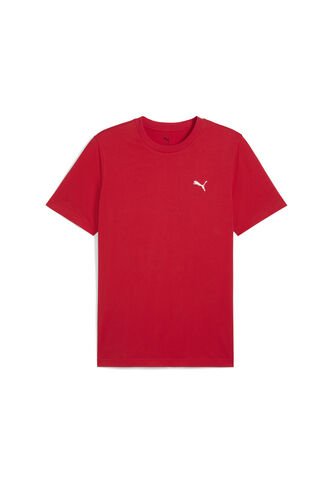 Camisa Deportiva Puma Original Small Logo Rojo Para Hombre Puma