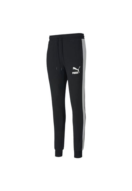 Jogger Negro Puma Iconic T7 Hombre