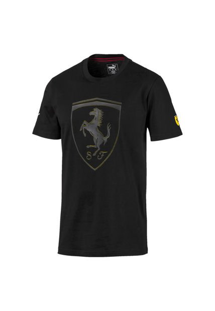 Camiseta Negra Puma Scuderia Ferrari Hombre