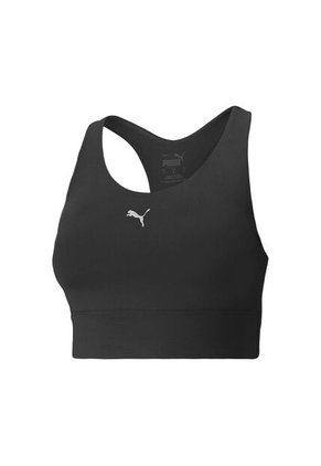 Top Bra Puma Mid Impact All Long Original Negro Mujer