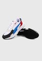 Tenis Lifestyle Blanco-Rojo-Azul Puma Wild Rider Rollin de Puma
