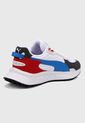Tenis Lifestyle Blanco-Rojo-Azul Puma Wild Rider Rollin de Puma