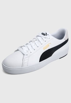 Tenis Lifestyle Blanco-Negro Puma Serve Pro Lite